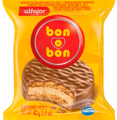 BON O BON alfajor chocolate x40g