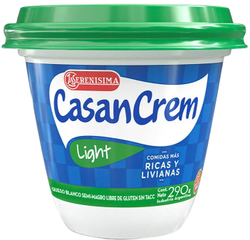 CASANCREM queso crema light x290g