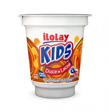ILOLAY kids postre dulce de leche x 120g