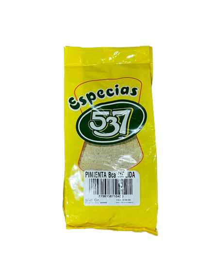 537 condimento pimienta blanca x500g