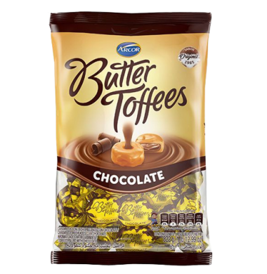 ARCOR caramelos butter toffee chocolate x822g