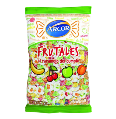 ARCOR caramelos masticables frutales x800g