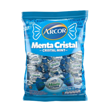 ARCOR caramelos menta cristal 810g