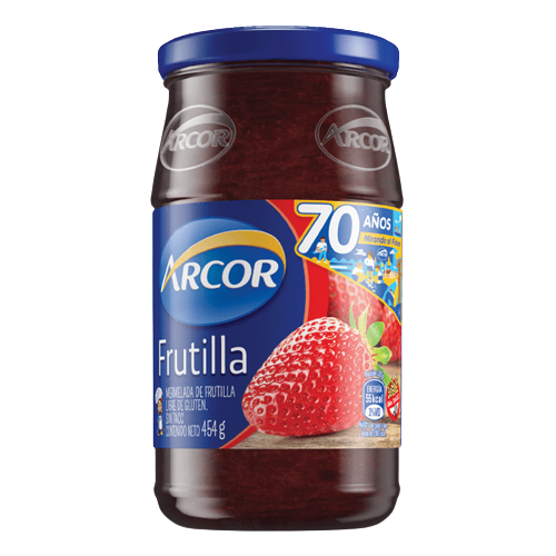 ARCOR mermelada frutilla x454g