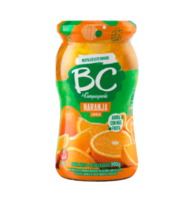 CAMPAGNOLA mermelada naranja BC x390g frasco