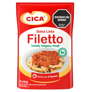 CICA salsa filetto x340g