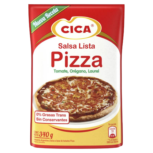 CICA salsa pizza doypack x340g