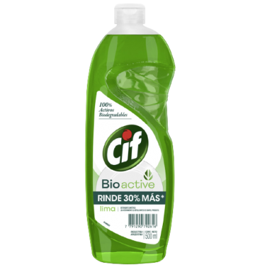 CIF detergente bio active lima x500cc