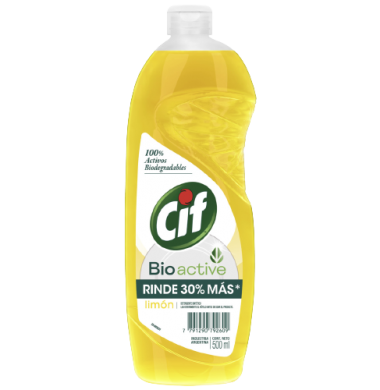 CIF detergente bio active limon x500cc