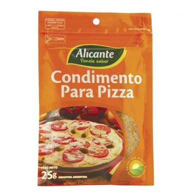 ALICANTE condimento  para pizza  x25g.