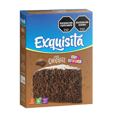 EXQUISITA bizcochuelo chocolate x540g