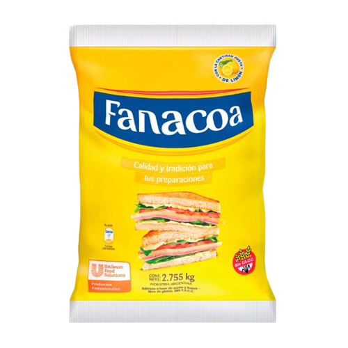 FANACOA mayonesa bolsa x2.755Kg