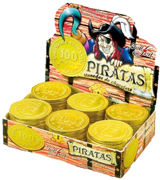 FELFORT chocolate moneda pirata