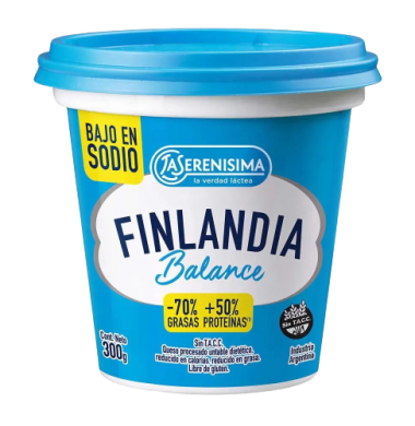 FINLANDIA queso untable balanc/light x290g