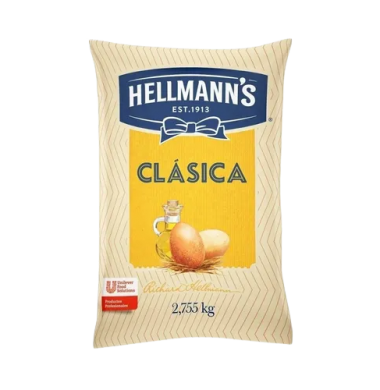 HELLMANNS mayonesa bolsa x2,75Kg