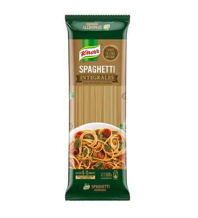 KNORR fideos integral spaghetti x500g