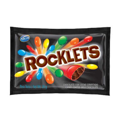 ROCKLETS confites chocolate x20g
