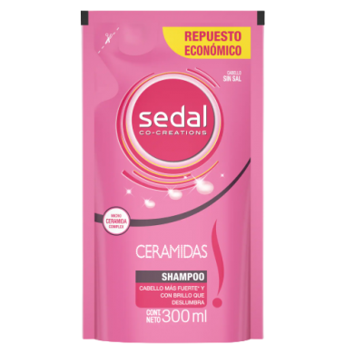SEDAL shampoo ceramidas doypack x300cc