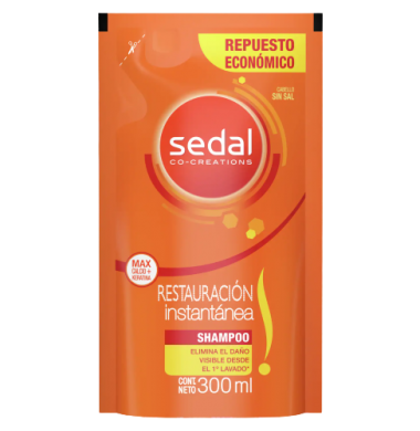 SEDAL shampoo restauracion instantanea doypack x300cc