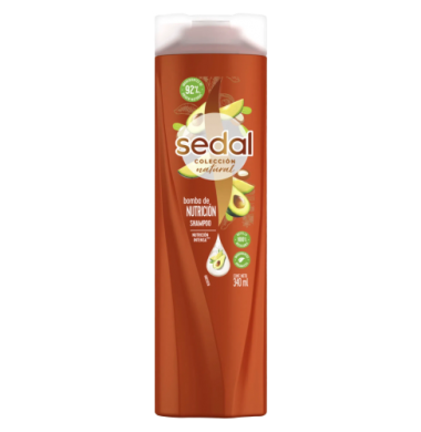SEDAL shampoo bomba nutricion x340cc