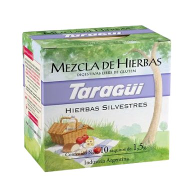 TARAGUI te mezcla hierbas x10 saquitos