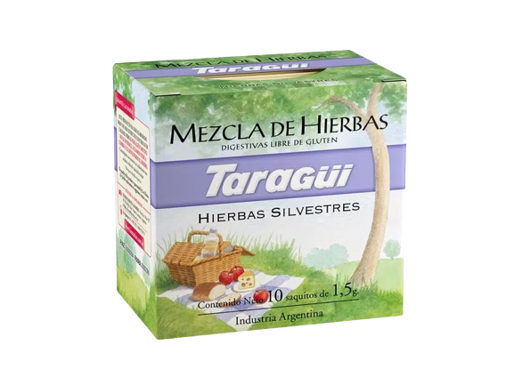 TARAGUI te mezcla de hierbas saquitos x10