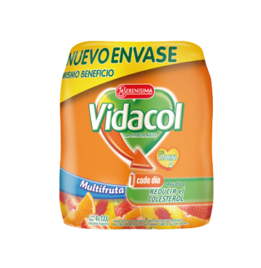 VIDACOL multifruta 4Un. x100g