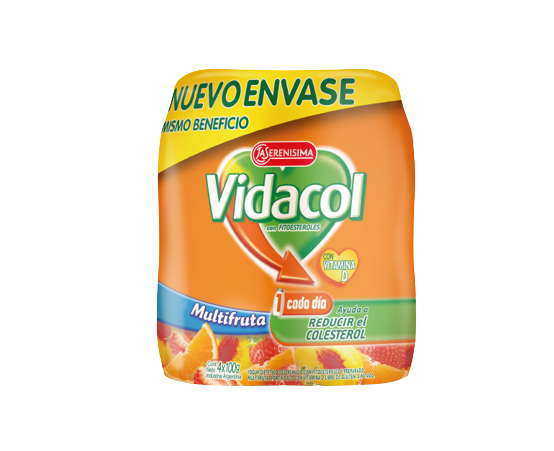VIDACOL multifruta x4x100g