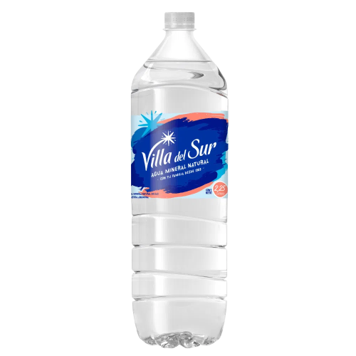 VILLA DEL SUR agua mineral sin gas x2,25 lt