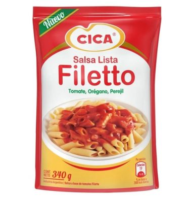 CICA salsa filetto doypack x340g