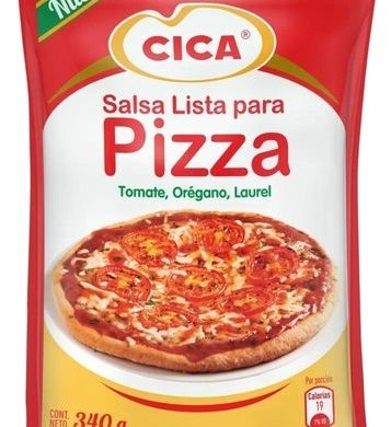 CICA salsa pizza doypack x340g
