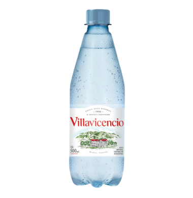 VILLAVICENCIO agua con gas x500cc pet