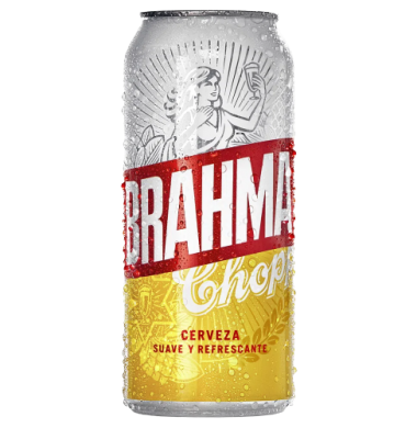 BRAHMA cerveza lata x473cc