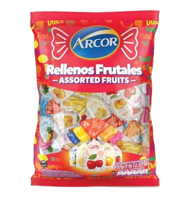 ARCOR caramelos saquitos frutales x810g