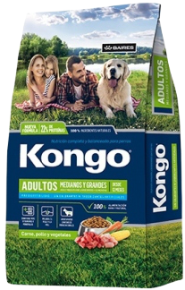 KONGO alimento perro mediano/grande x15kg