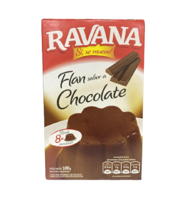 RAVANA flan chocolate x60g
