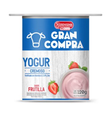 GRAN COMPRA yogur cremix frutilla x120g