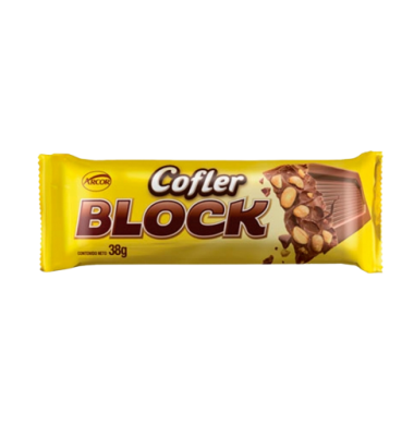 COFLER chocolate block mani x38g