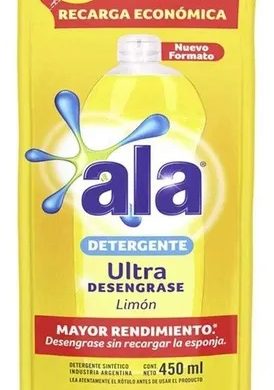 ALA detergente ultra limon x450cc.doypack