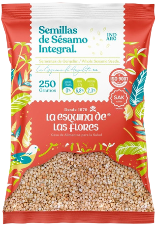 LA ESQUINA DE LAS FLORES semillas de sesamo integral x250g