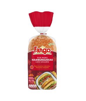 FARGO pan hamburguesa x4Un.