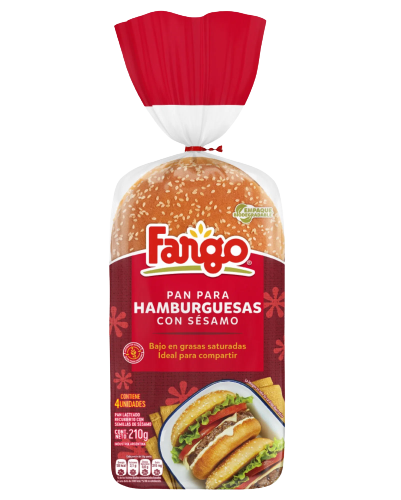 FARGO pan hamburguesa x4u.