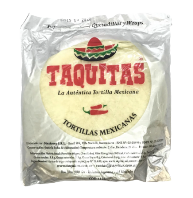 TAQUITAS tortillas mexicana x24Un.