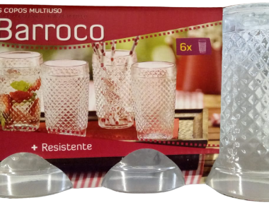 BARROCO vasos pack x6Un.