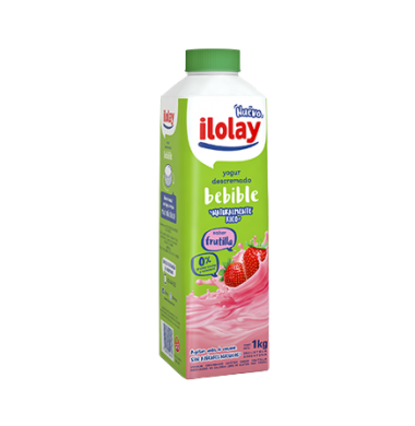 ILOLAY yogur descremado frutilla brick x1Lt