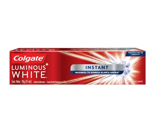 COLGATE crema dental luminous white x70g