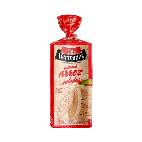 DOS HERMANOS galletita arroz con sal x100g