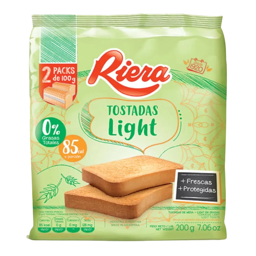 RIERA tostadas light x200g