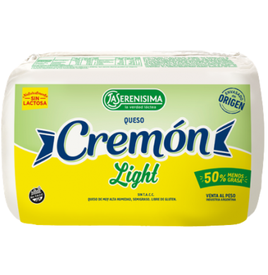 CREMON queso light fraccionado