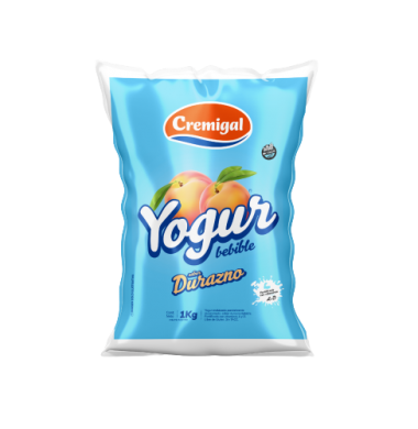 CREMIGAL yogur durazno sachet x1Lt